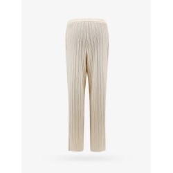 Ribbed cotton blend trouser