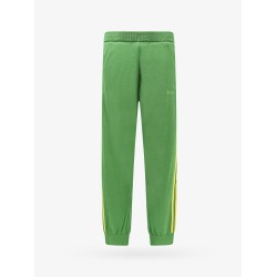 Cotton trouser with embroidered logo