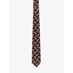 Silk and wool tie