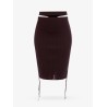 Viscose blend skirt