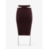 Viscose blend skirt