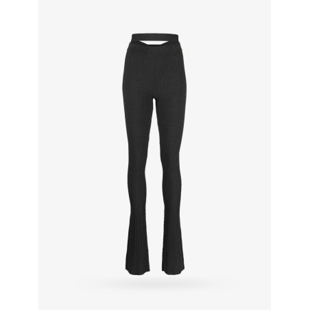 Ribbed knit trouser