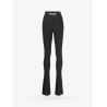 Ribbed knit trouser