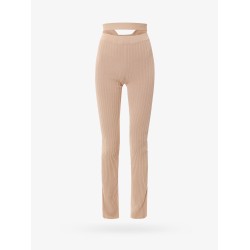 Ribbed knit trouser