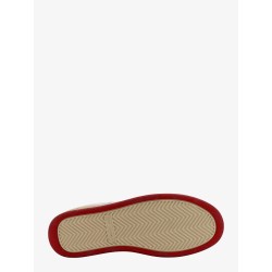 Perforated leather sneakers