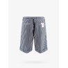Cotton blend bermuda shorts