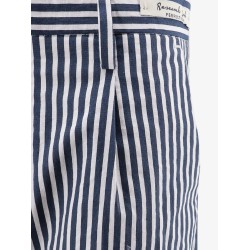 Cotton blend bermuda shorts