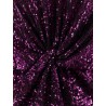 Mini dress with sequins and knot on the front