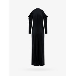 Satin dress with lace profile