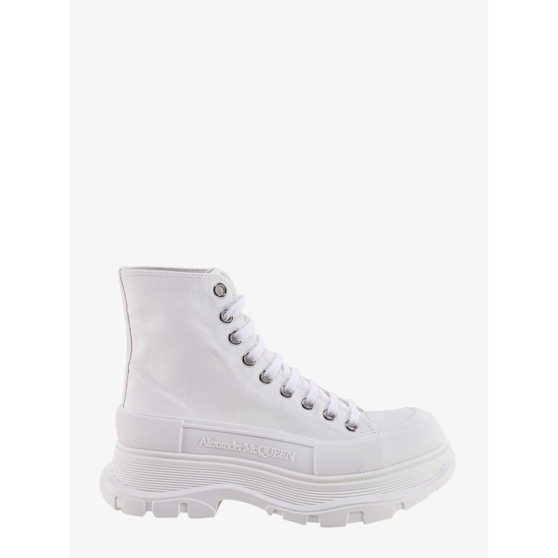 Canvas high-top sneakers
