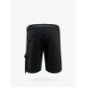 Stretch cotton bermuda shorts with embroidered logo