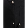 Stretch cotton bermuda shorts with embroidered logo