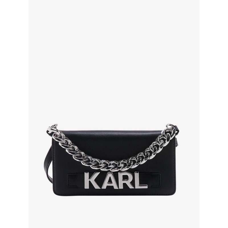 Phone case with frontal metal logo