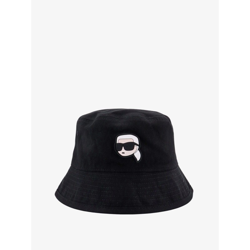 Cotton bucket hat with iconic patch