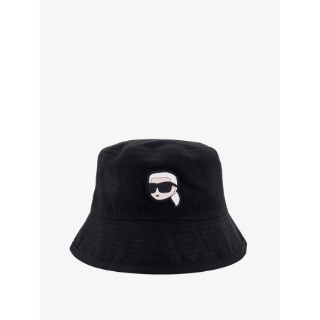 Cotton bucket hat with iconic patch
