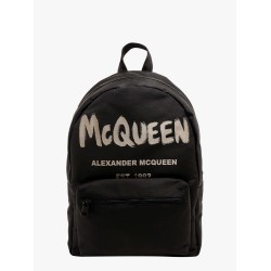 Metropolitan nylon backpack with graffiti print