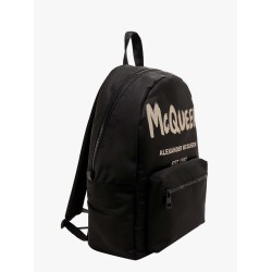Metropolitan nylon backpack with graffiti print