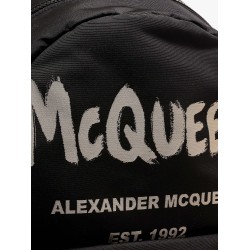 Metropolitan nylon backpack with graffiti print