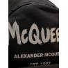 Metropolitan nylon backpack with graffiti print