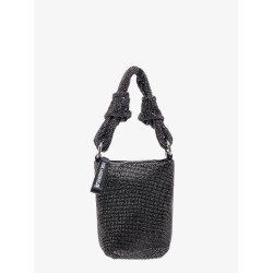 Handbag with all-over rhinestones