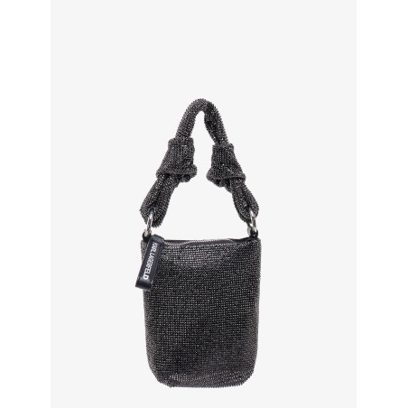 Handbag with all-over rhinestones