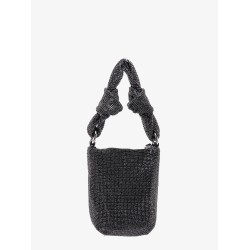 Handbag with all-over rhinestones