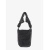 Handbag with all-over rhinestones