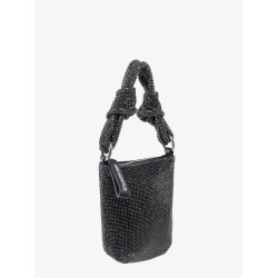 Handbag with all-over rhinestones