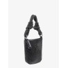 Handbag with all-over rhinestones