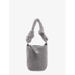 Handbag with all-over rhinestones