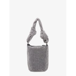 Handbag with all-over rhinestones