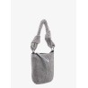 Handbag with all-over rhinestones
