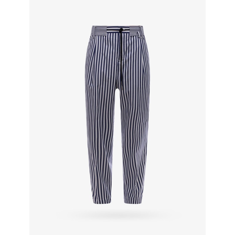 Striped cotton trouser