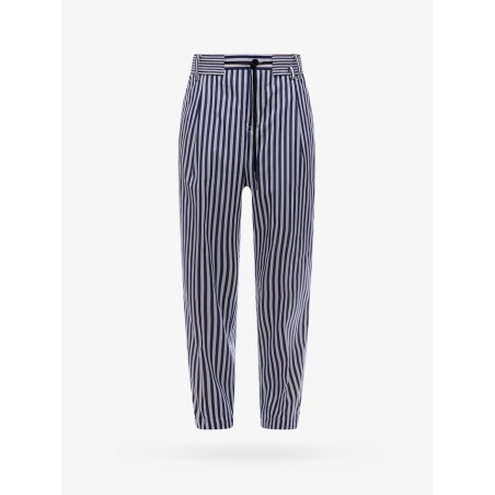 Striped cotton trouser