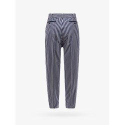 Striped cotton trouser