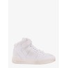 Leather sneskers with washed-out effect