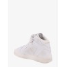 Leather sneskers with washed-out effect
