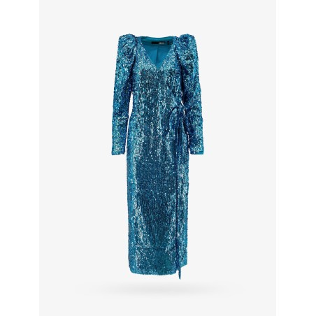 Dress with all-over sequins