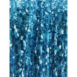 Dress with all-over sequins