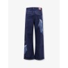 Tailored jeans with kenzo rose print