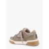 Studio leather sneakers with contrasting profiles