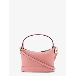 Wythe leather handbag with frontal logo