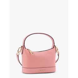 Wythe leather handbag with frontal logo