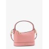 Wythe leather handbag with frontal logo