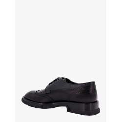 Leather lace-up shoe