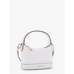 Wythe leather handbag with frontal logo