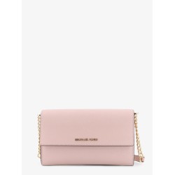 Jer set leather shoulder bag with frontal monogram