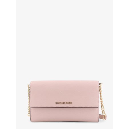 Jer set leather shoulder bag with frontal monogram