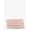 Jer set leather shoulder bag with frontal monogram