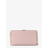 Jer set leather shoulder bag with frontal monogram